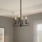 Designers Fountain Summit 4 Light Traditional  Matte Black Chandelier For Dining Rooms D269C-4CH-MB - alternate 2